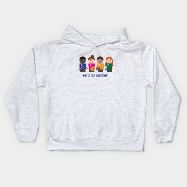 What is Your Super Power? Kids Hoodie by superdesigner